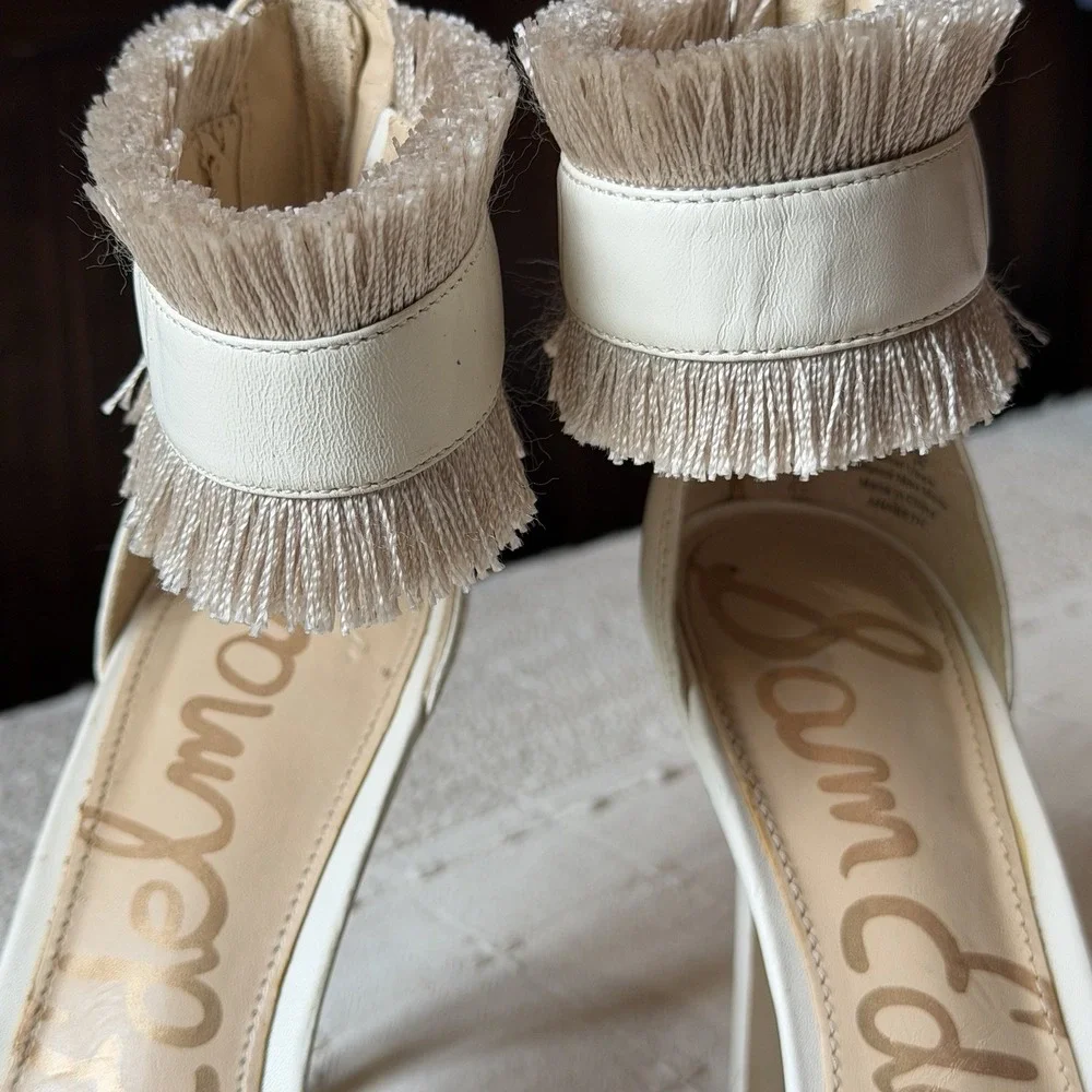 Women's Sam Edelman Anabeth Ivory print Sz‎ 6